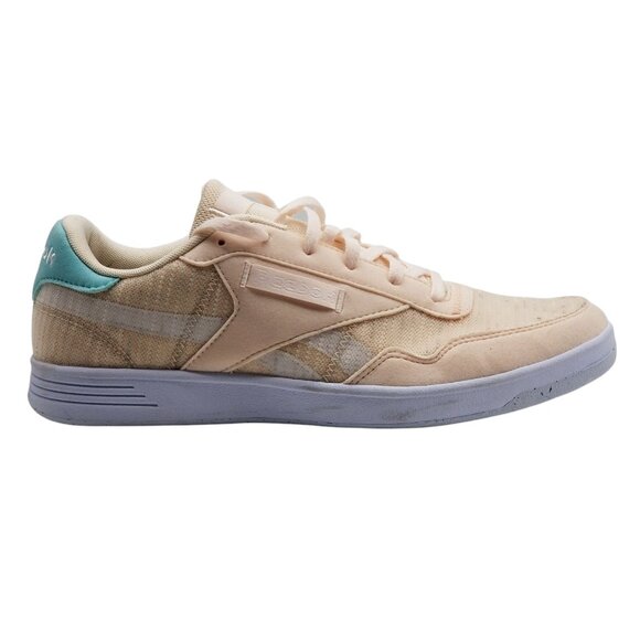 Reebok Royal Techque Shoes Textile Orange Peach Reecycled‎ FX2305 Womens Sz 10.5 - Picture 1 of 7